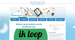 Desktop Screenshot of deblauwelijn.nl